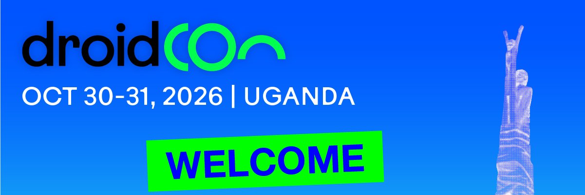 Droidcon Uganda banner
