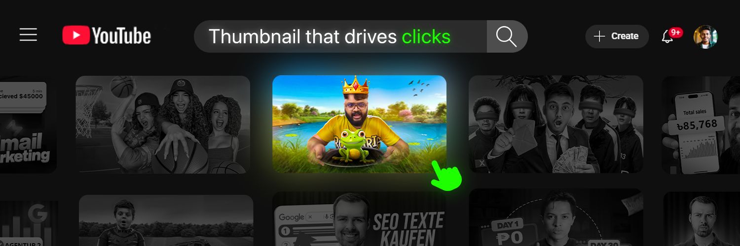 Udoy - Thumbnail Designer banner