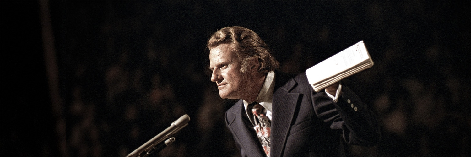Billy Graham's banner