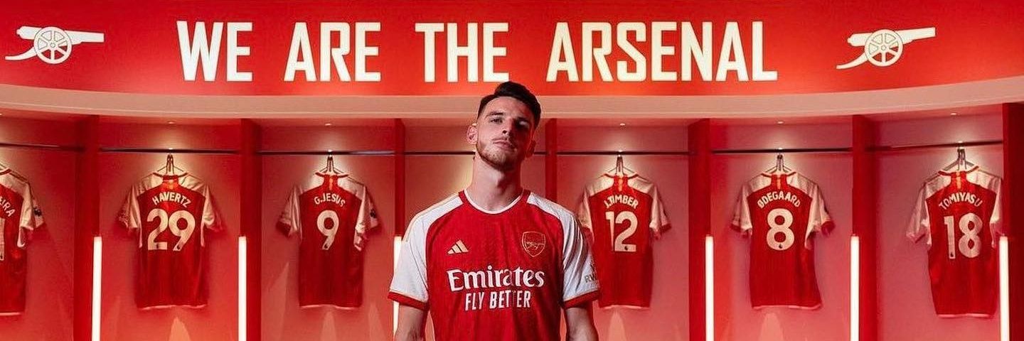 Declan Rice's banner