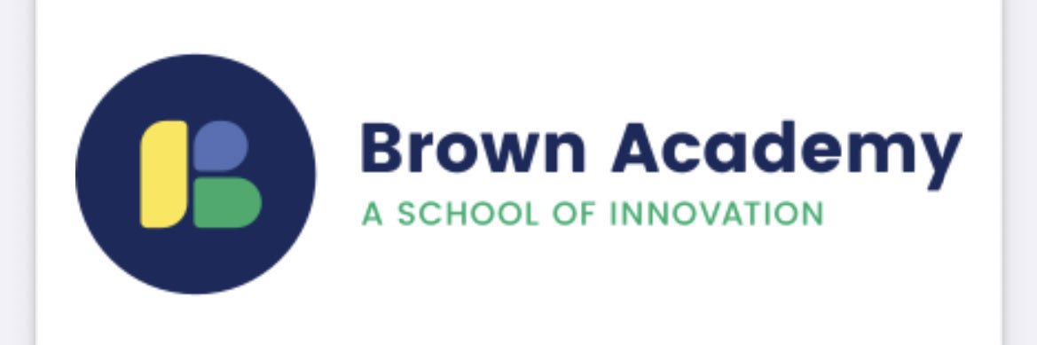 Brown Academy School of Innovation banner