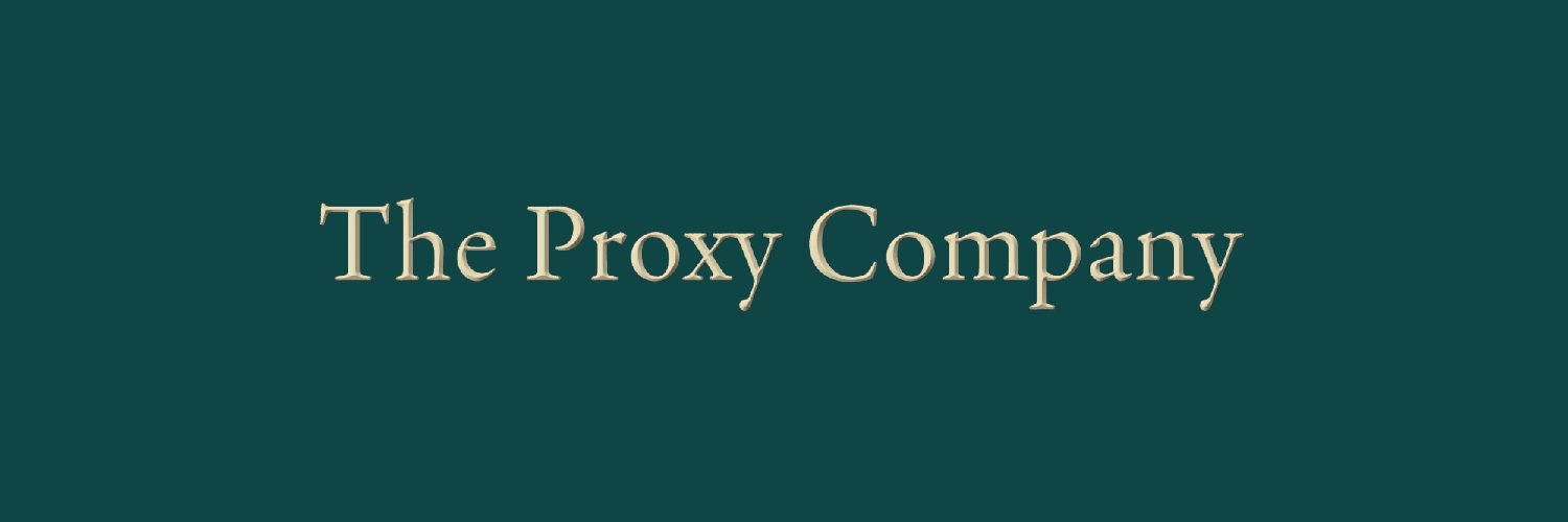 The Proxy Company's banner