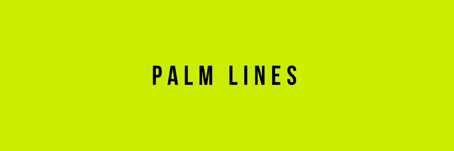 PALM LINES banner