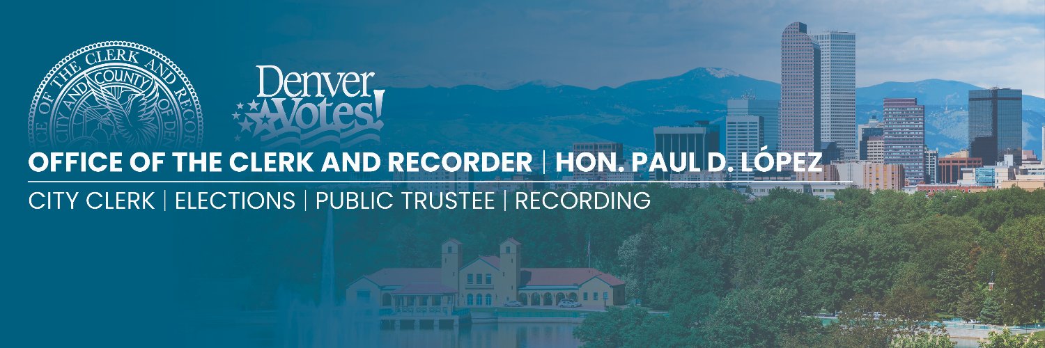 Denver Clerk and Recorder banner