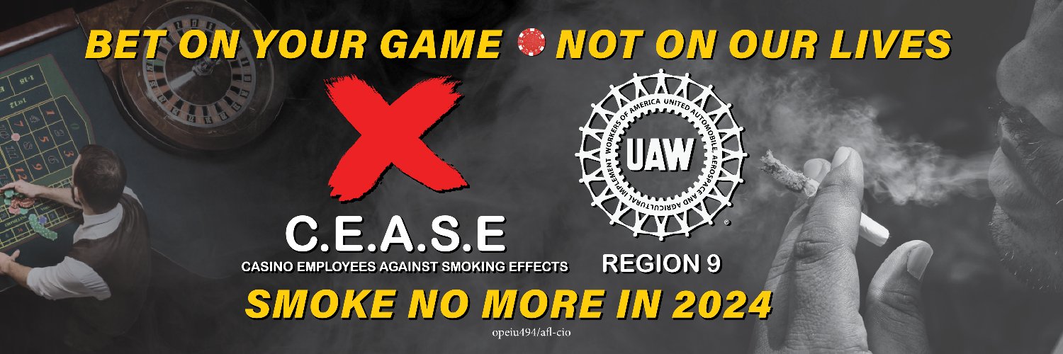 UAW Region 9's banner
