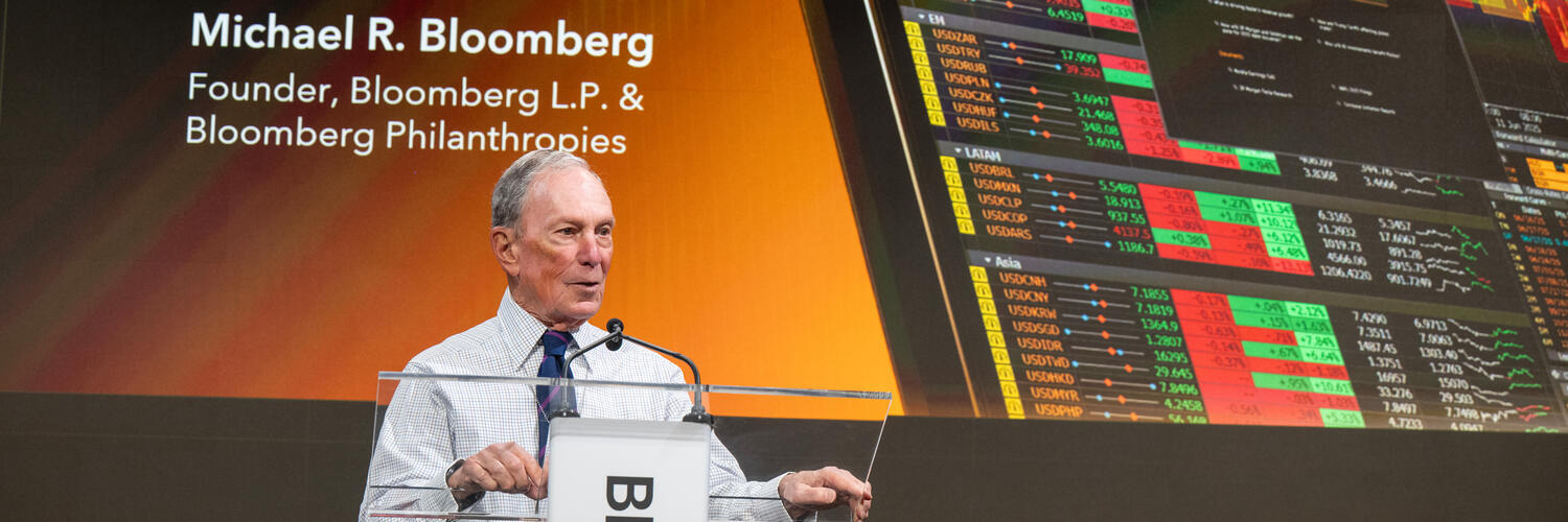 Mike Bloomberg banner
