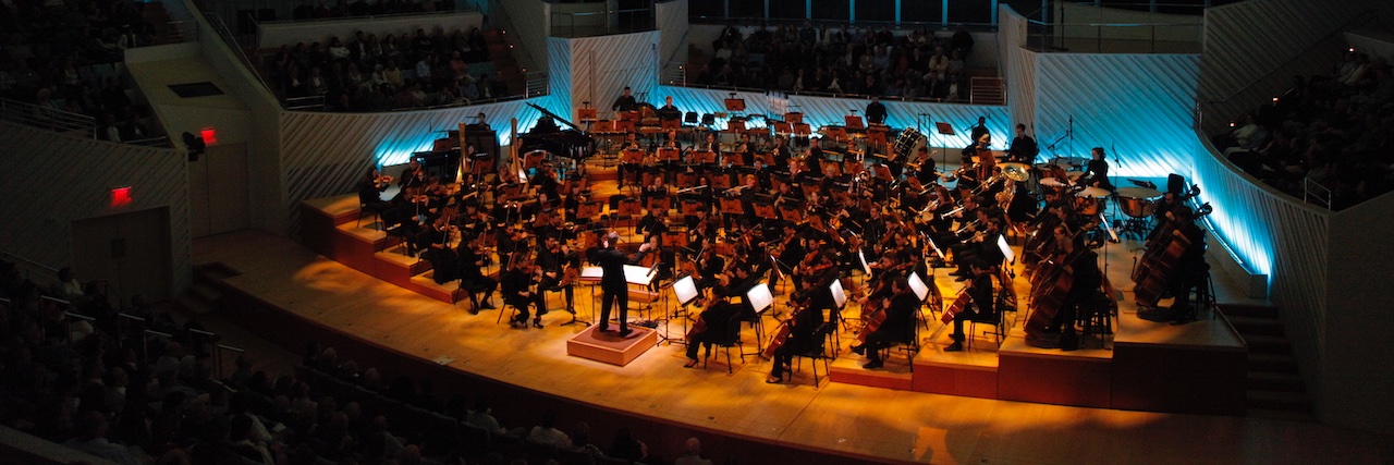 New World Symphony banner