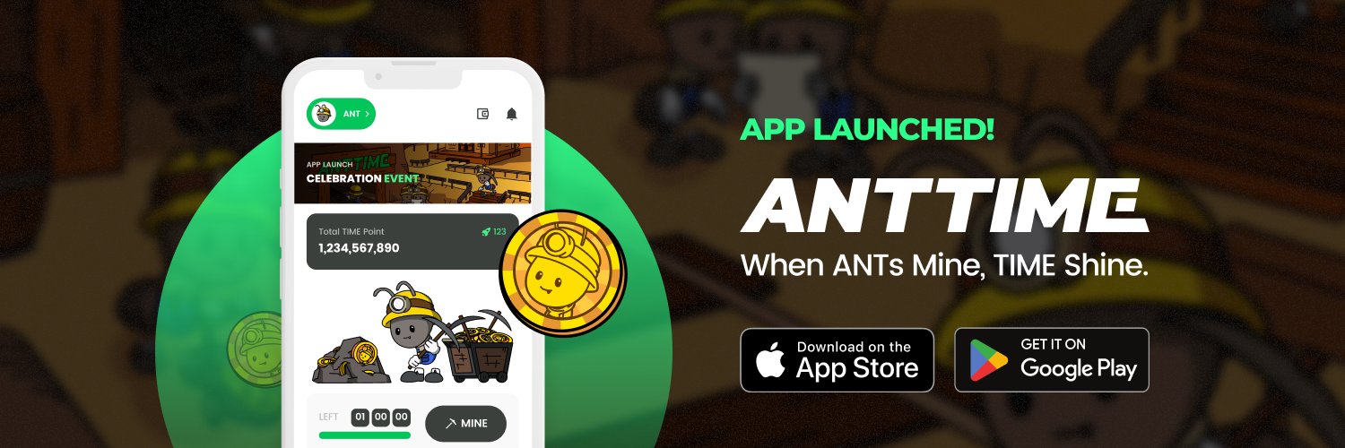 ANTTIME | TIME To EARN 💚 banner