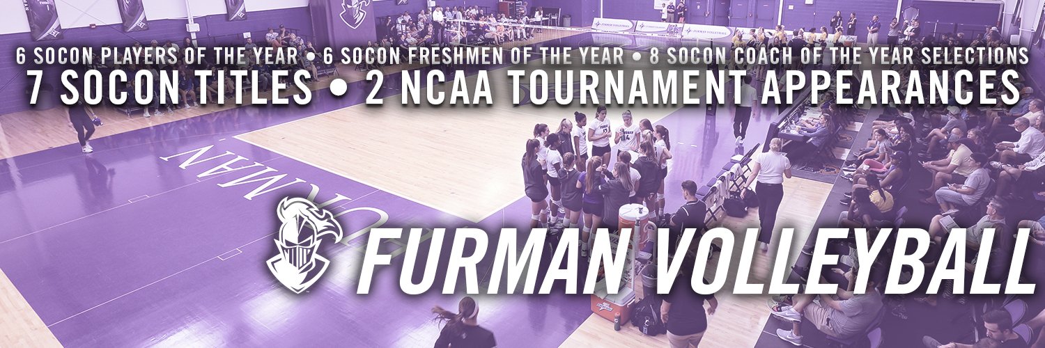 Furman Volleyball banner