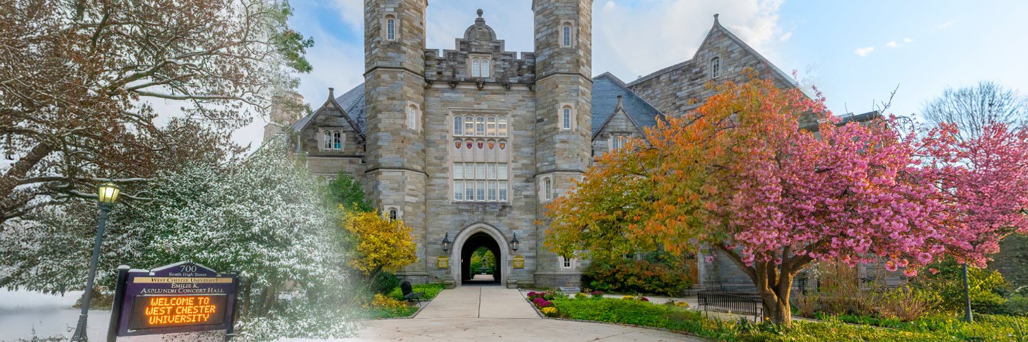 West Chester University's banner