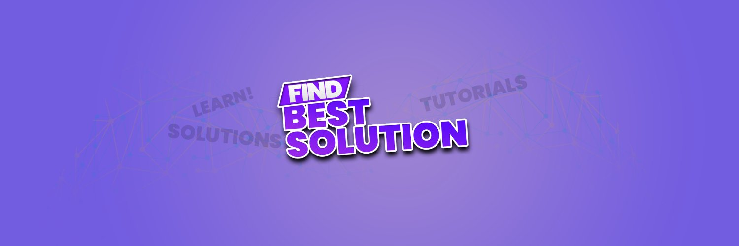 findbestsol's profile banner image