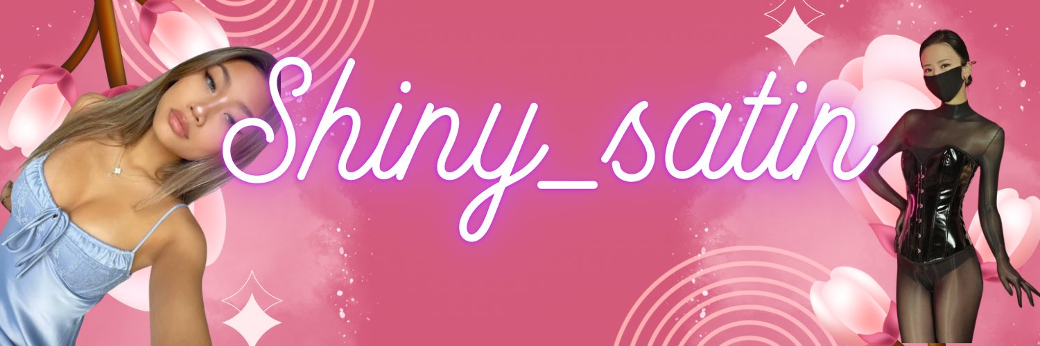 Shiny satin banner