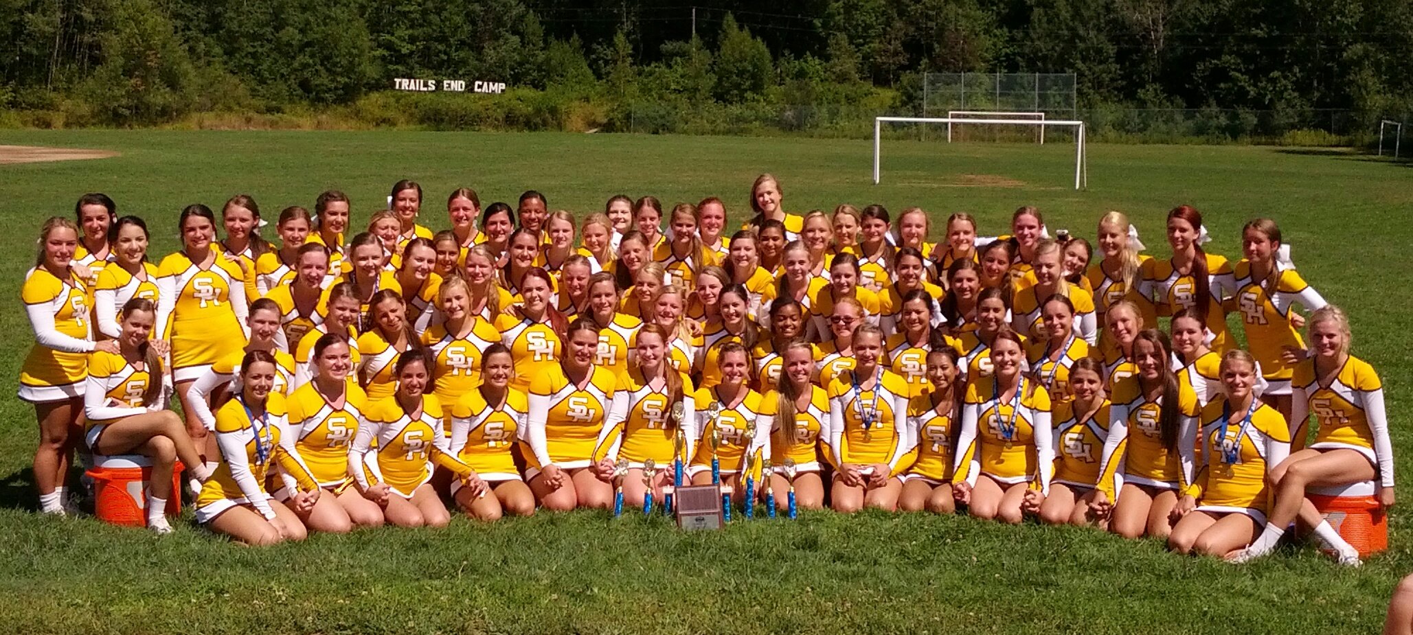 St. Hubert Cheer banner