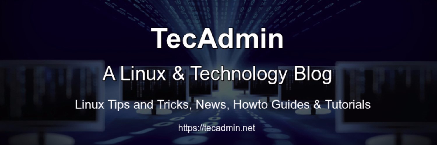 tecadmin's profile banner image