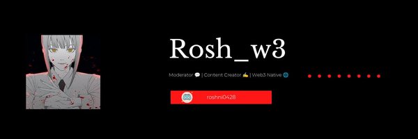 Rosh_w3 Profile Banner