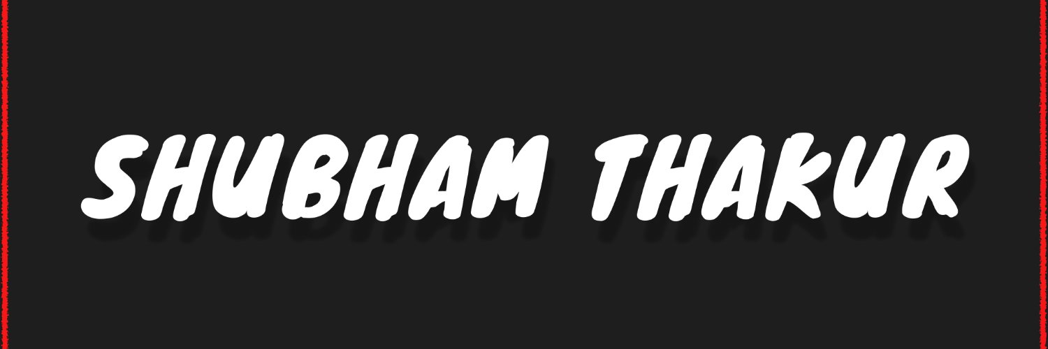 Shubham4world's profile banner image