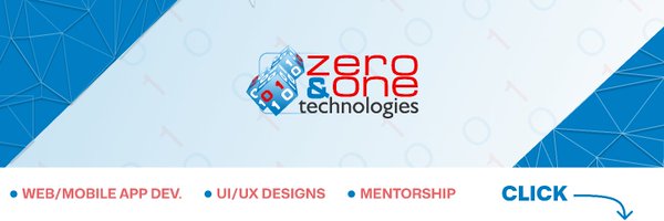 zeroandonetech Profile Banner