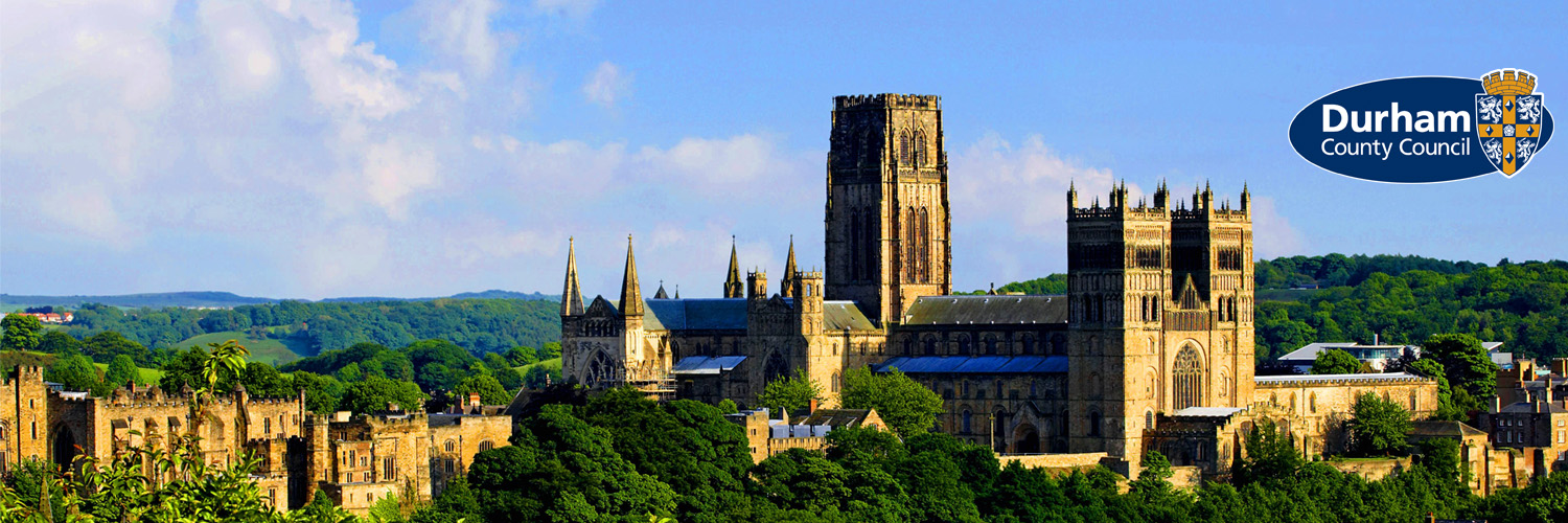 Durham County Council's banner