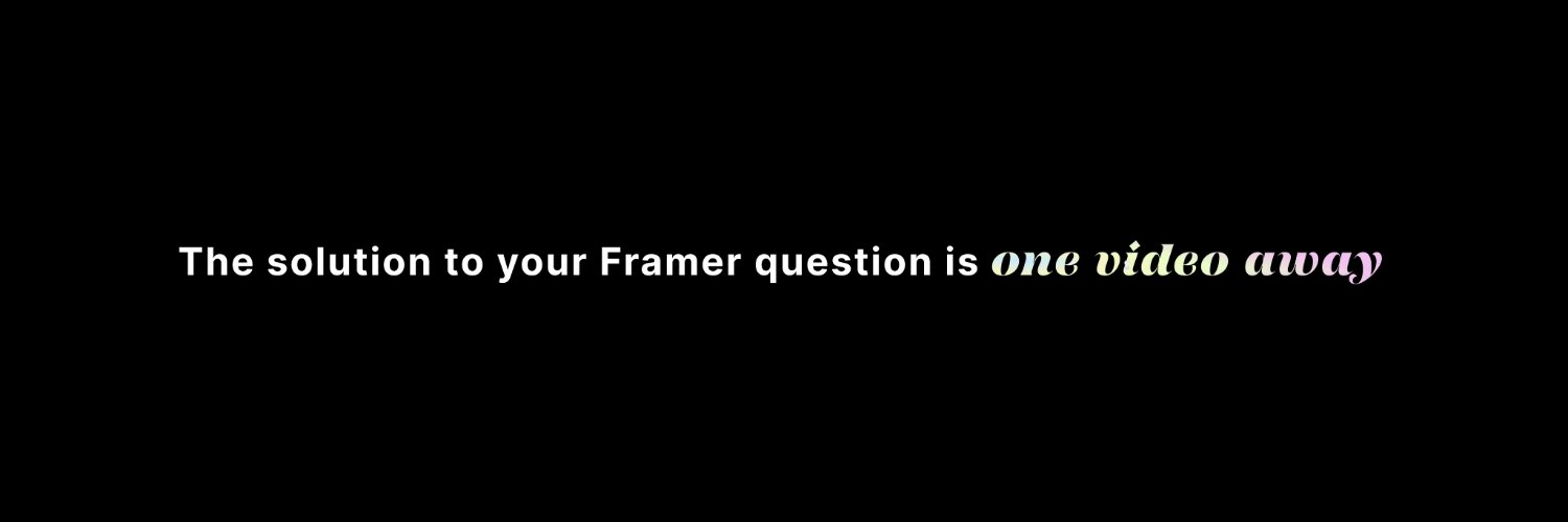 Framer WME banner