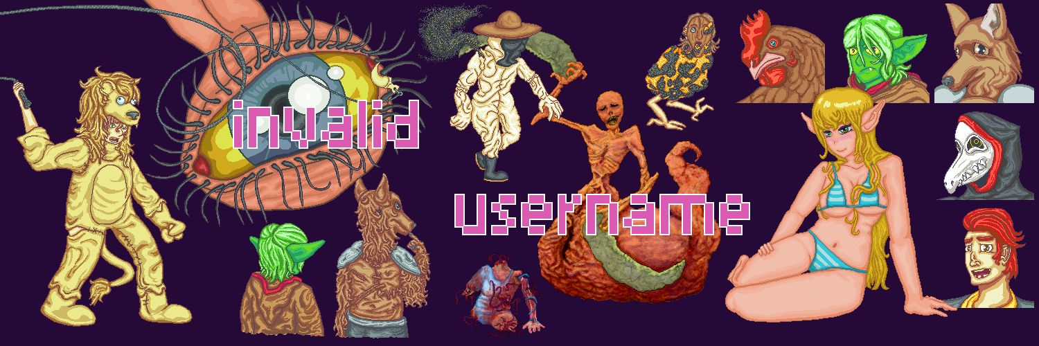 Invalid Username banner