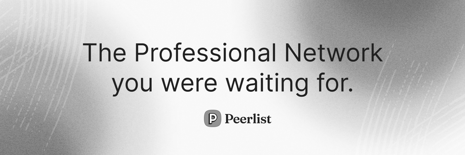 Peerlist banner