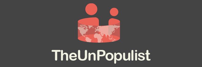 The UnPopulist's banner