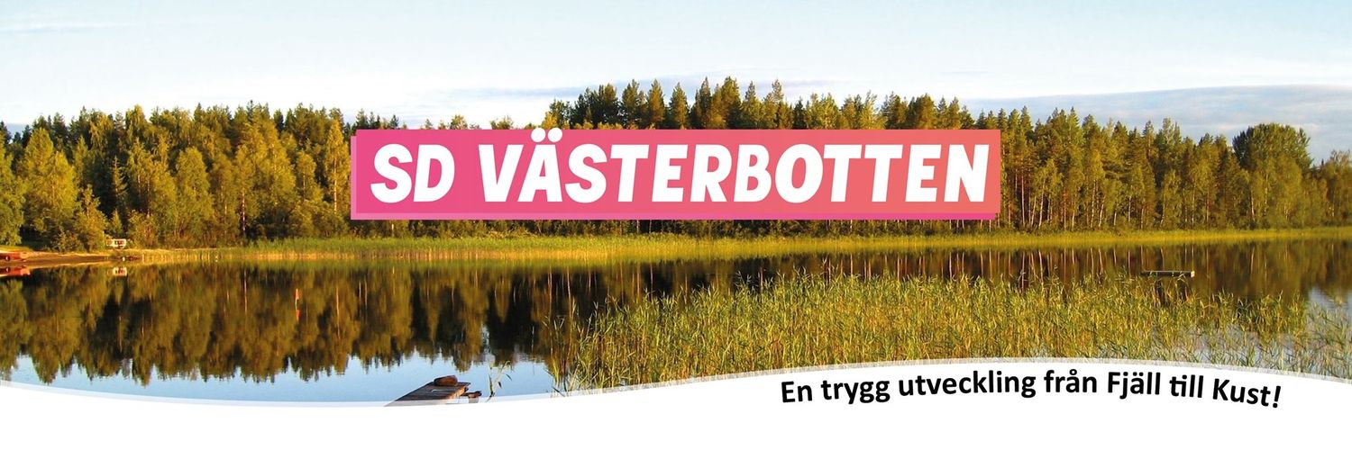 Sverigedemokraterna Västerbotten banner
