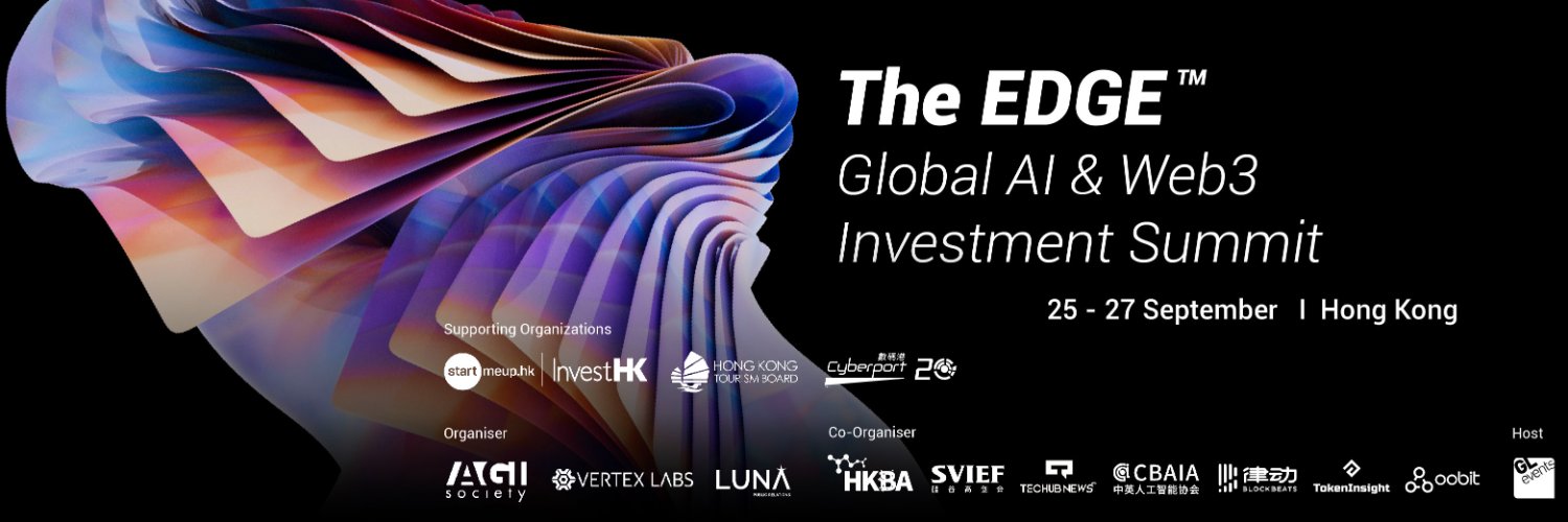 The EDGE Global AI & Web3 Investment Summit banner