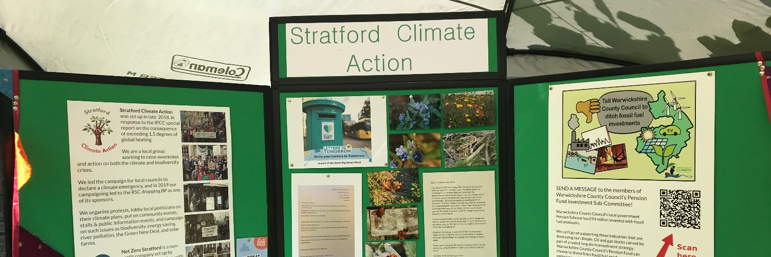 Stratford Climate Action banner