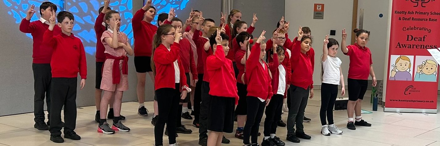 Knotty Ash Signing Choir banner