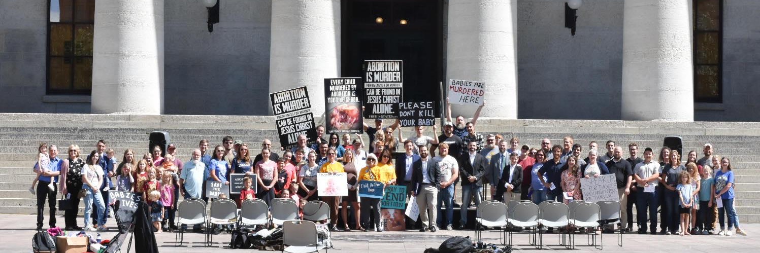 End Abortion Ohio's banner