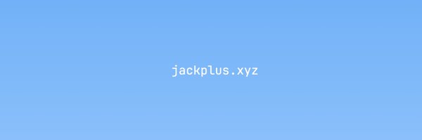 jackplusxyz Profile Banner
