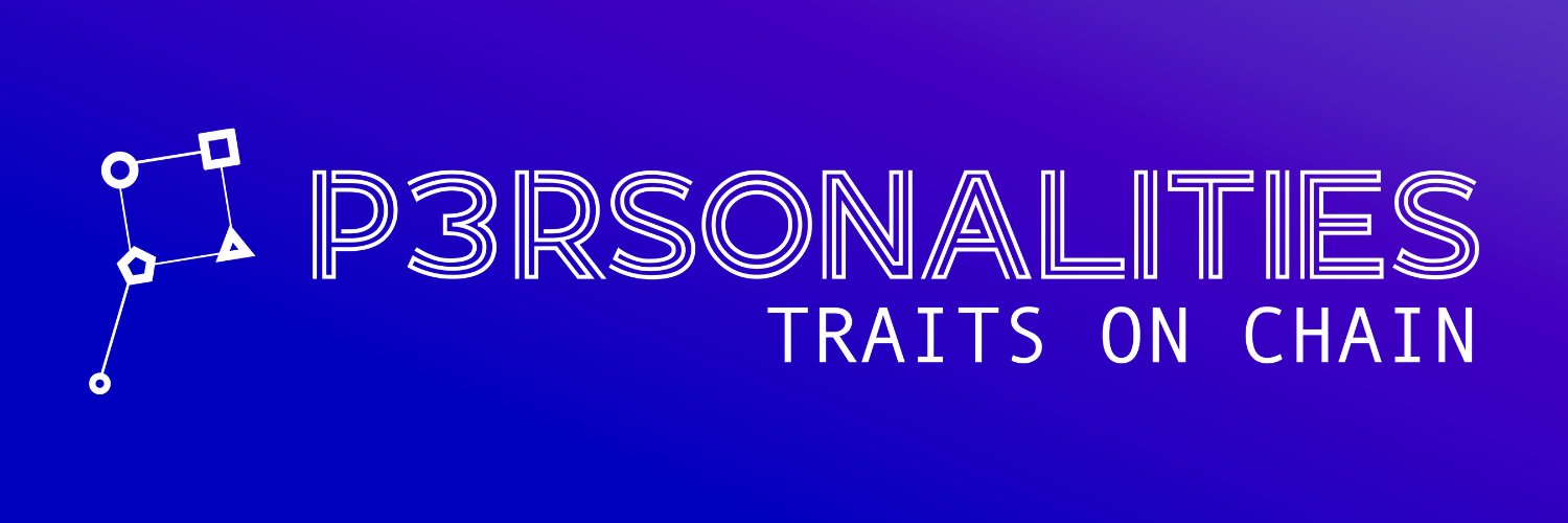 P3rsonalities 🦸🧙‍♂️🧘‍♀️| Traits on Chain banner
