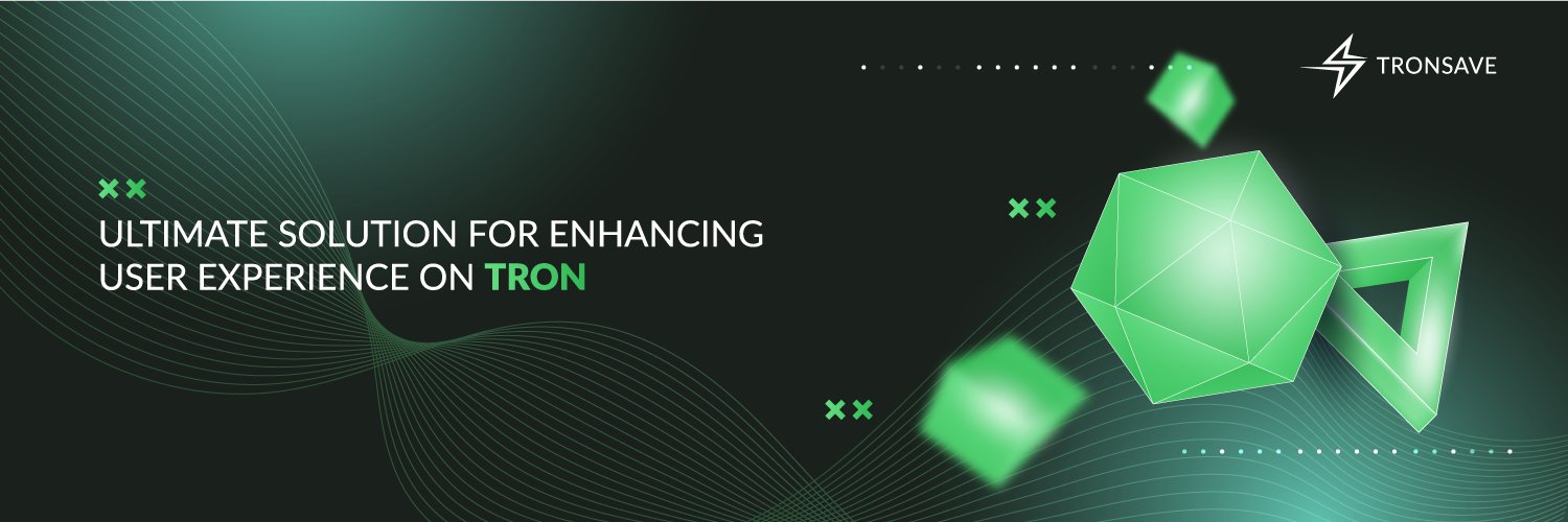 TRONSAVE | Energy Service on TRON ⚡️🟥 的个人资料封面