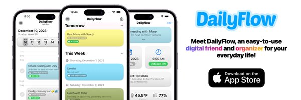 DailyFlow - Simplify your Day Profile Banner