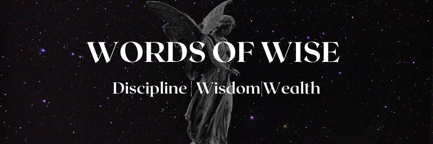 Words of Wise | Mindset Coach's banner