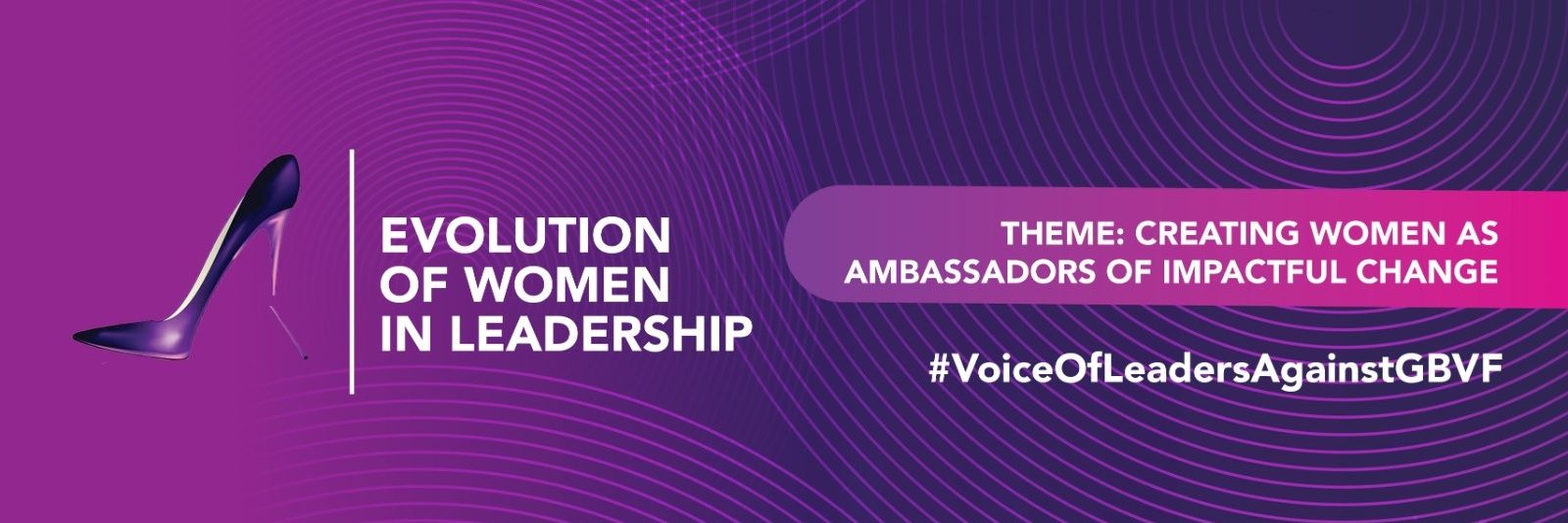 Evolution of Women in Leadership Conference banner