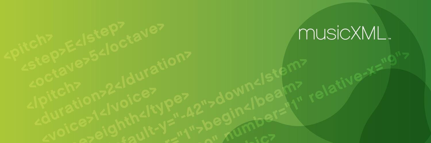 MusicXML banner