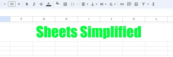 SheetsSimp Profile Banner