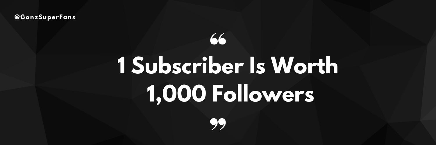 Gonz | SuperFans banner