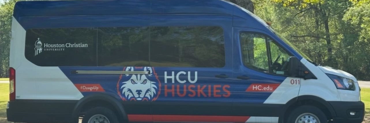HCU Huskies Golf banner