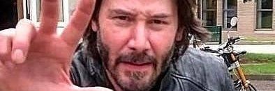 Keanu Reeves's banner
