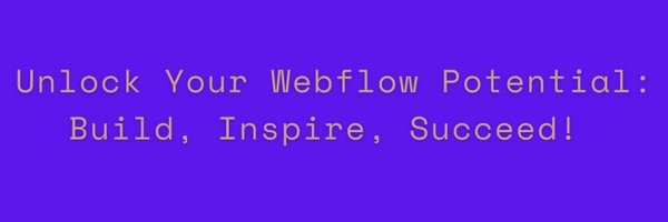 WebflowMaestro Profile Banner