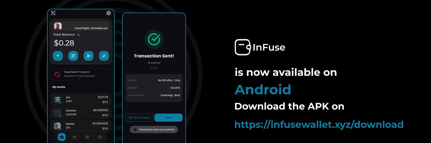 infuseWallet's profile banner image