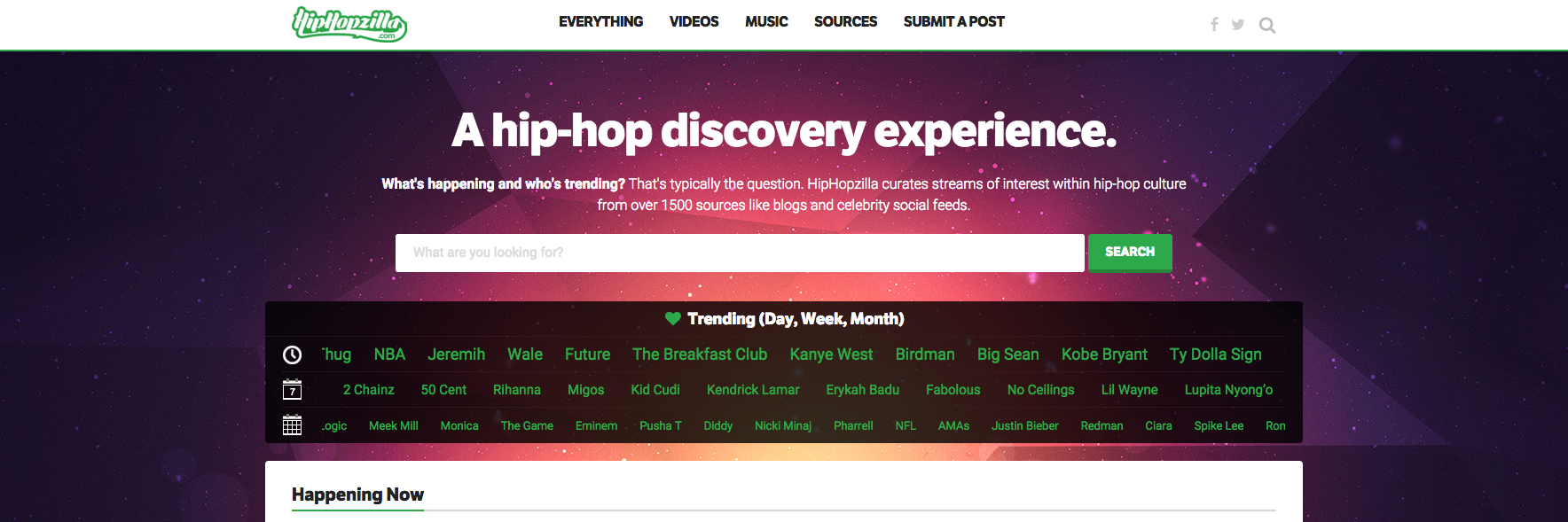 HipHopzilla's profile banner image