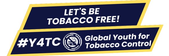 Y4TC (Global Youth for Tobacco Control) banner