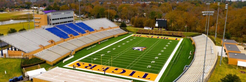 Benedict College Football's banner