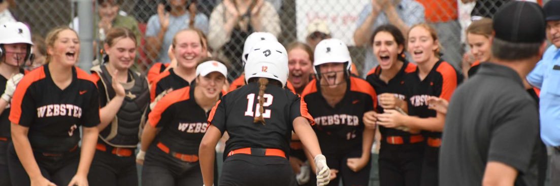 Webster Softball banner