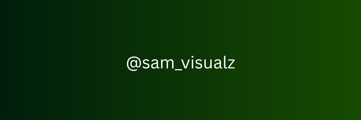 Sam K | Video Editor banner