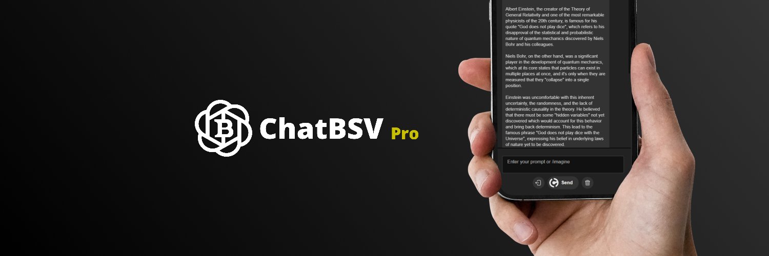 $ChatBSV banner